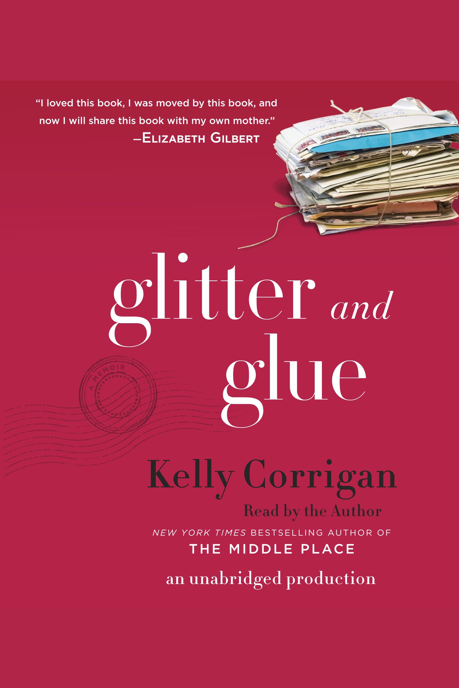 Glitter and glue a memoir cover image