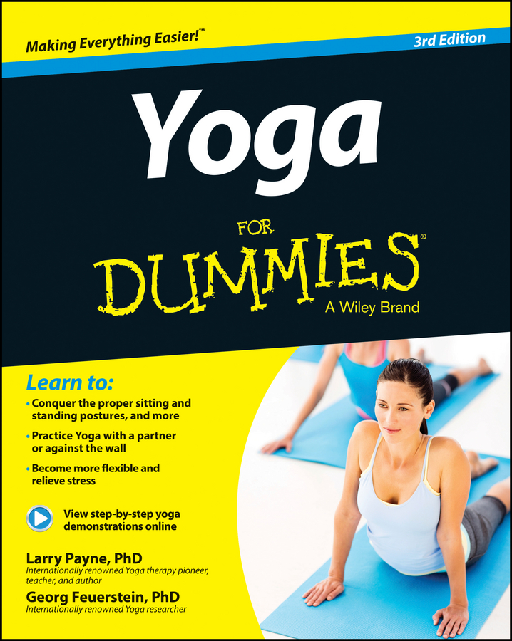 Yoga for dummies cover image