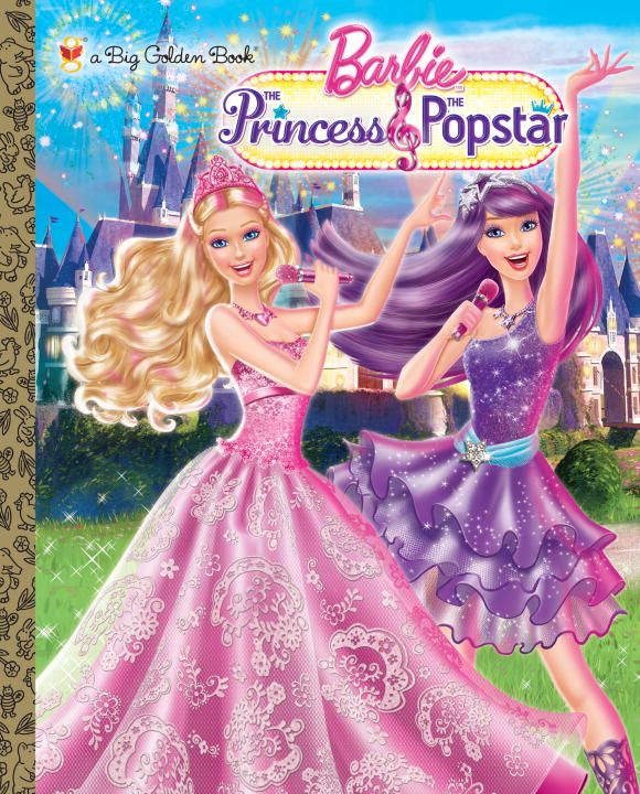 Princess and the popstar big golden book cover image