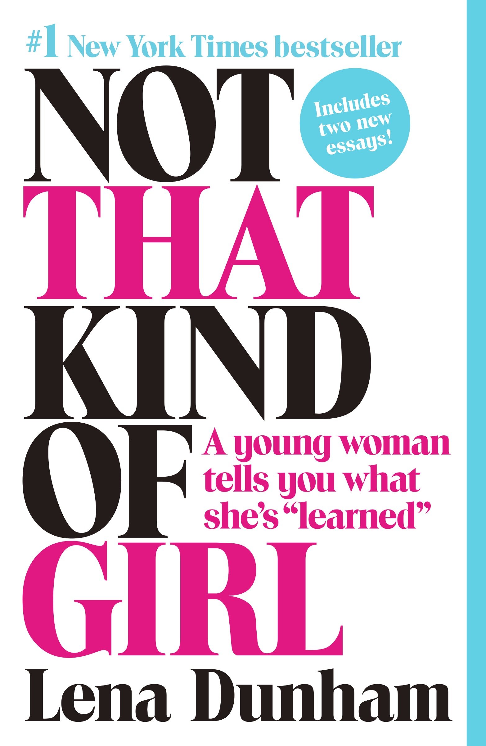 Not that kind of girl a young woman tells you what she's "Learned" cover image
