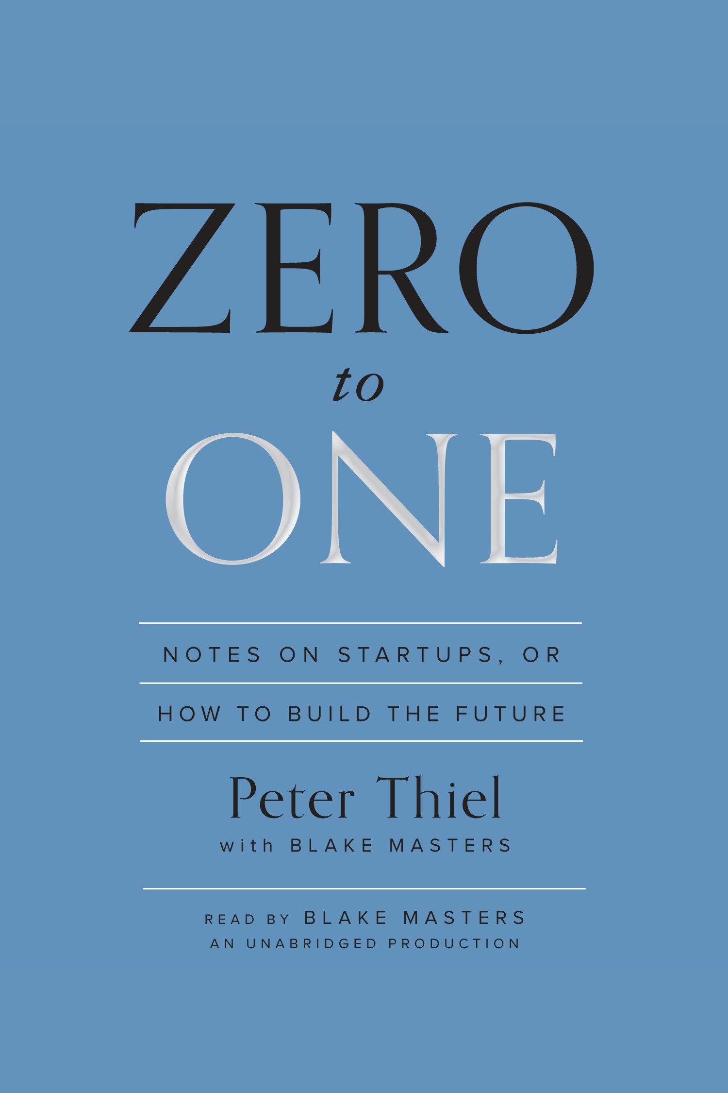 Zero to one notes on startups, or how to build the future cover image