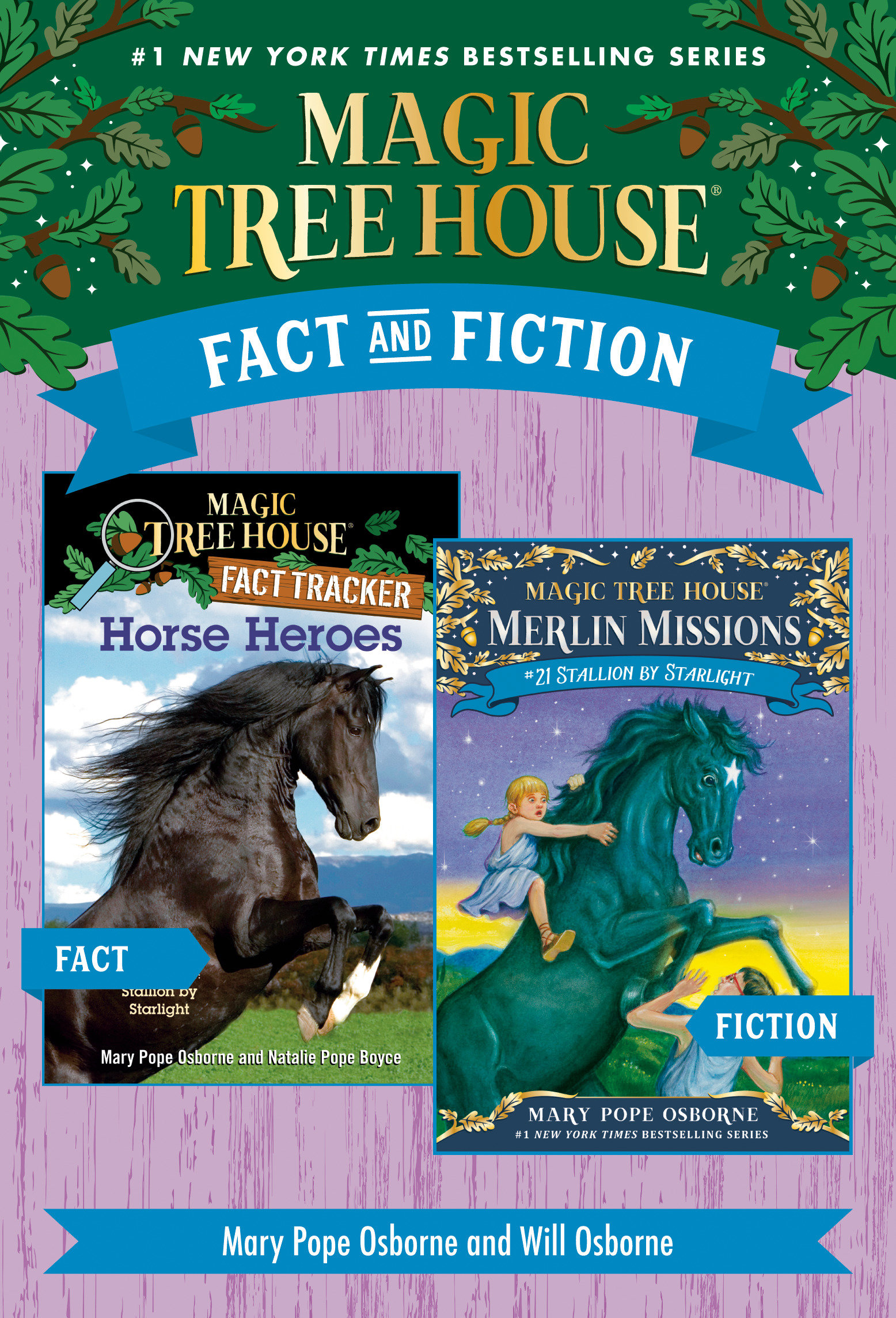 Magic Tree House fact & fiction: horses cover image