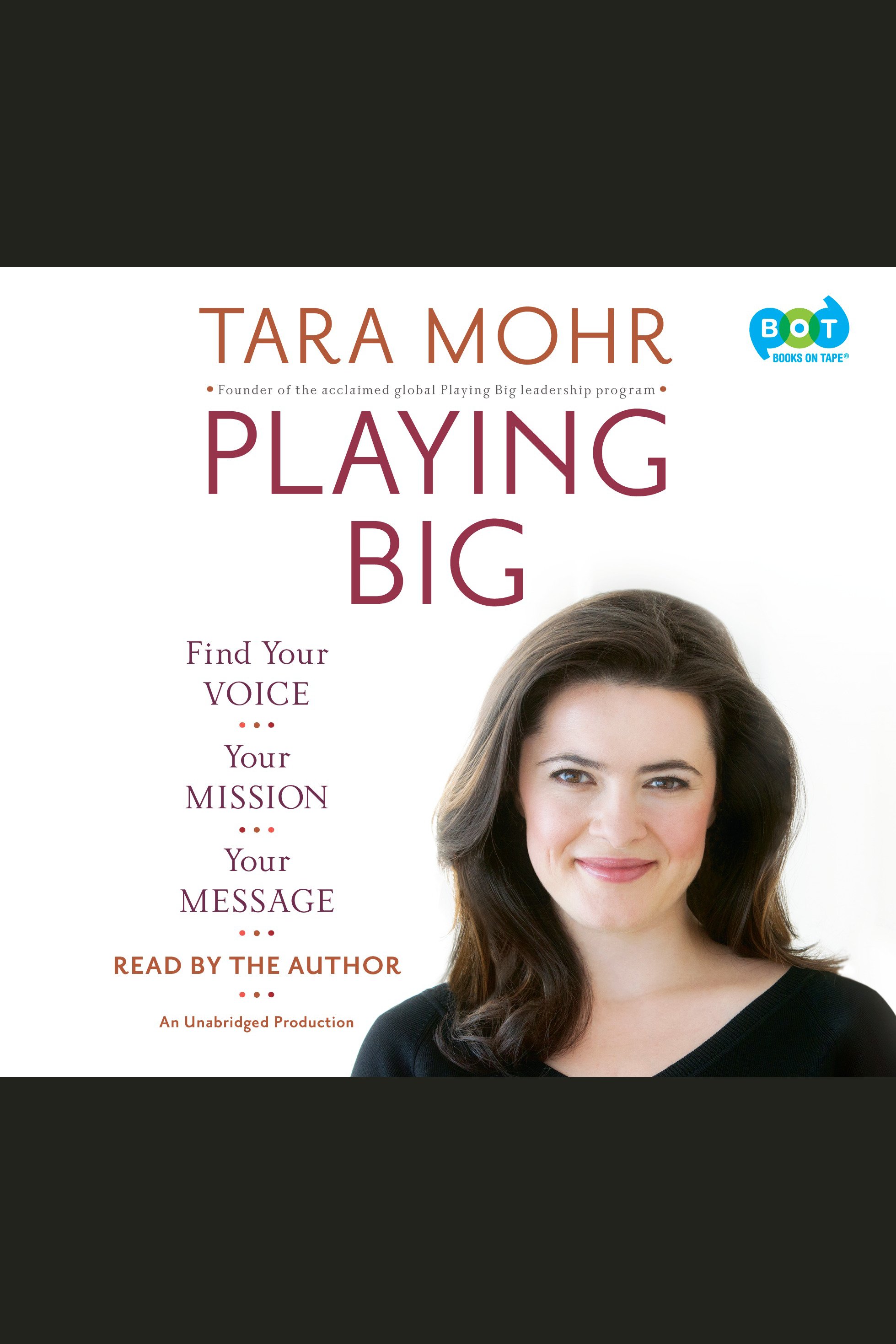 Playing big find your voice, your mission, your message cover image
