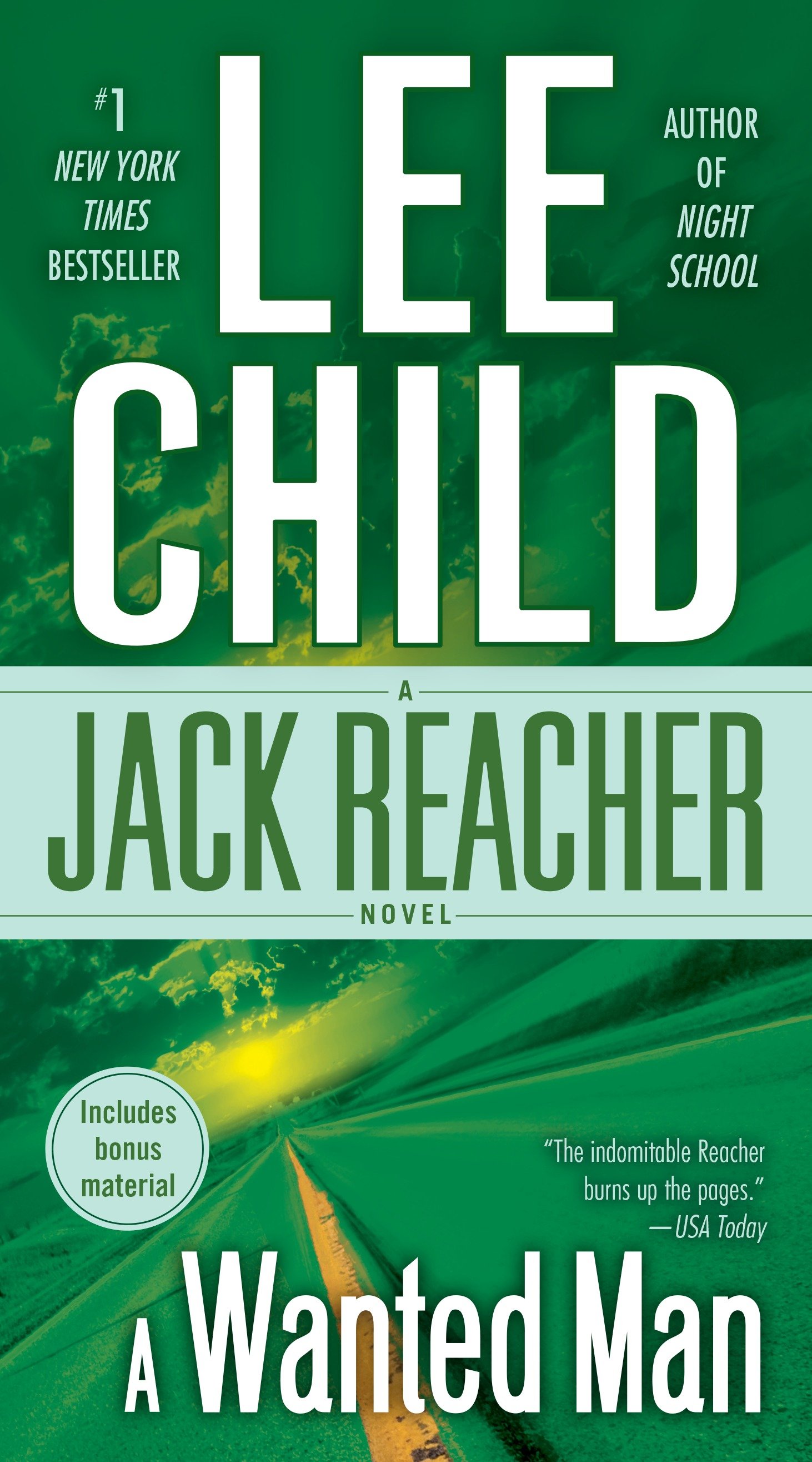 A wanted man a Jack Reacher novel cover image