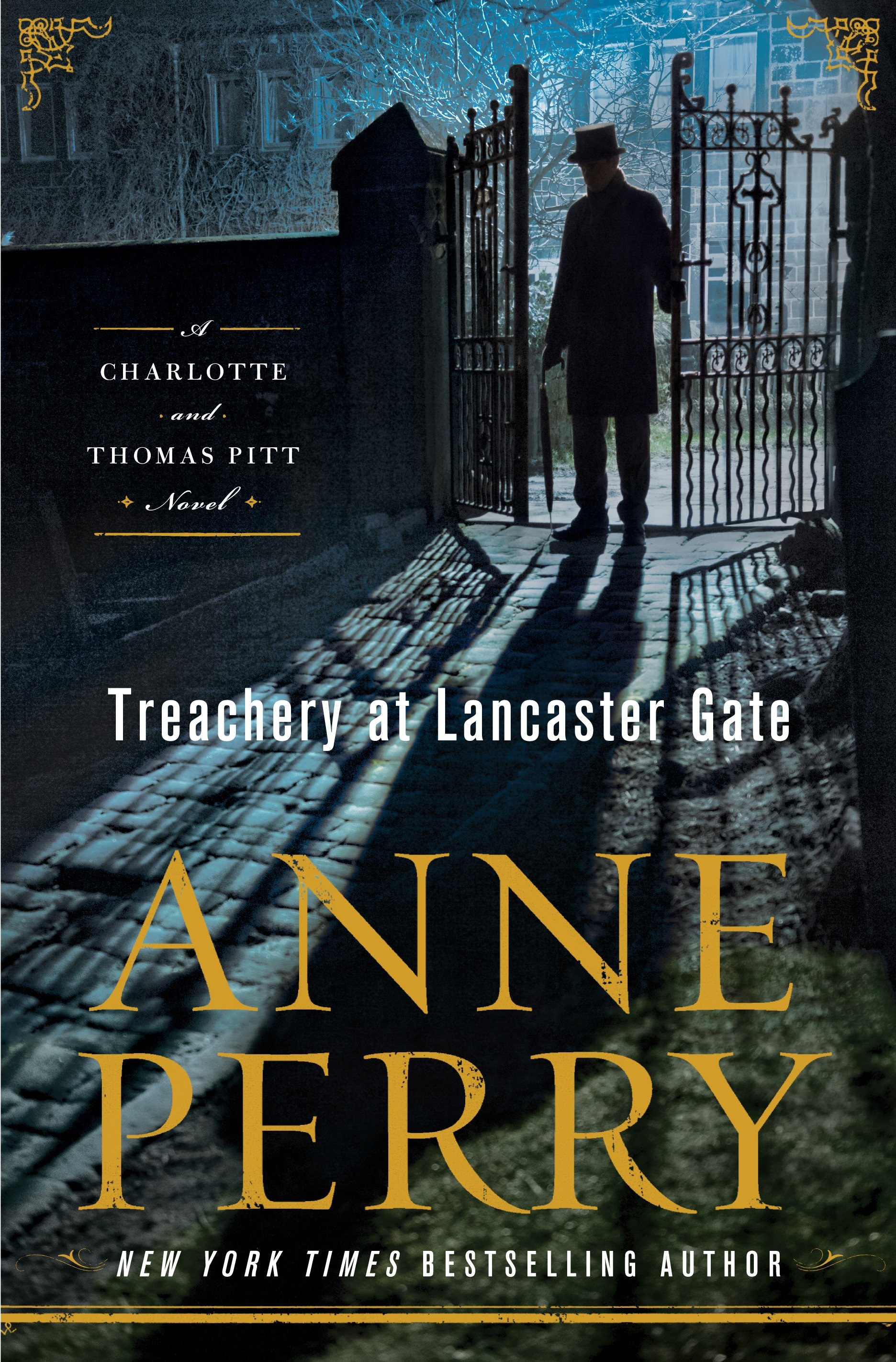 Treachery at Lancaster Gate a Charlotte and Thomas Pitt novel cover image