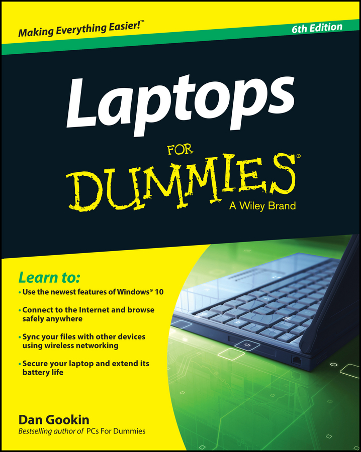Laptops for dummies cover image