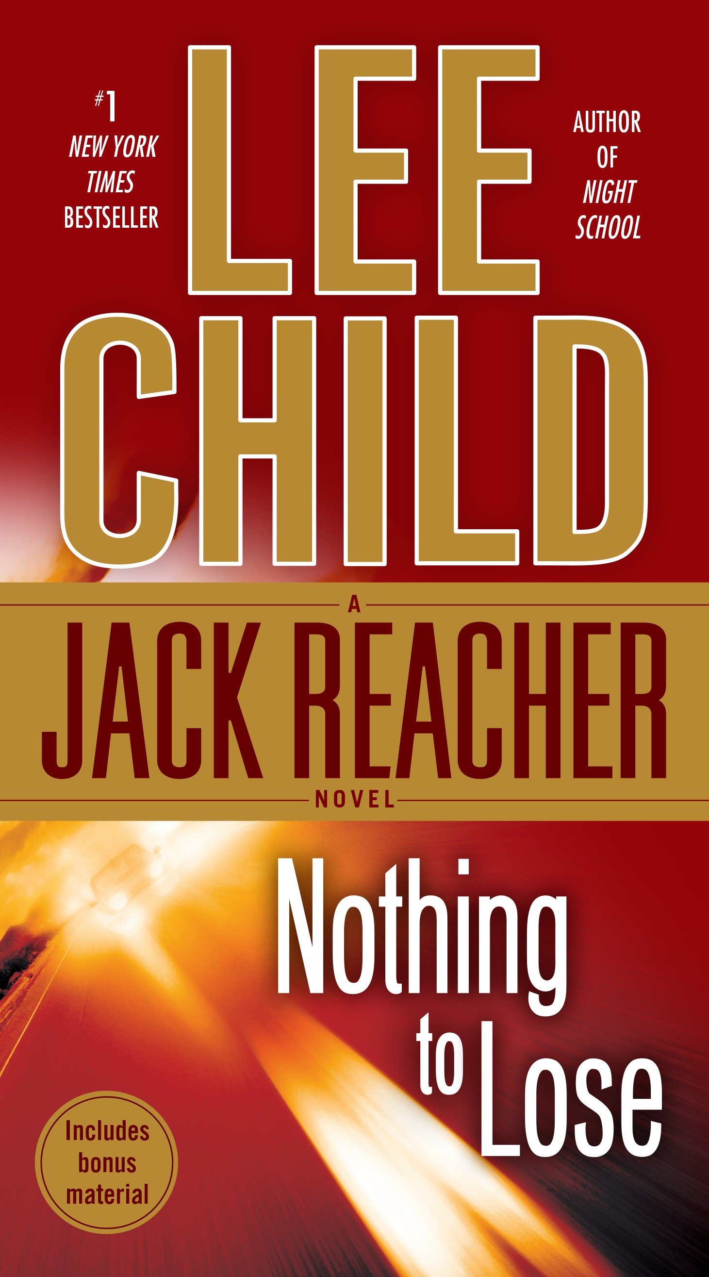 Nothing to lose A Jack Reacher Novel cover image