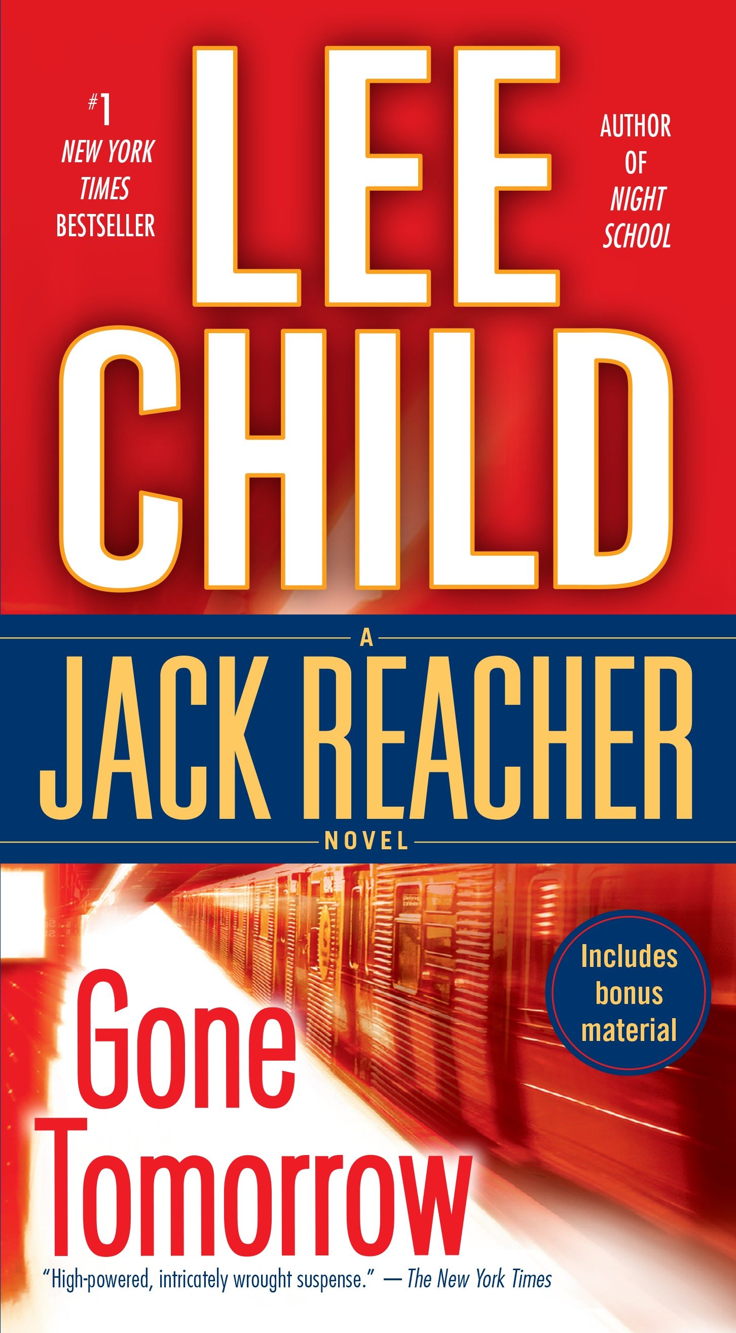 Gone tomorrow a Jack Reacher novel cover image