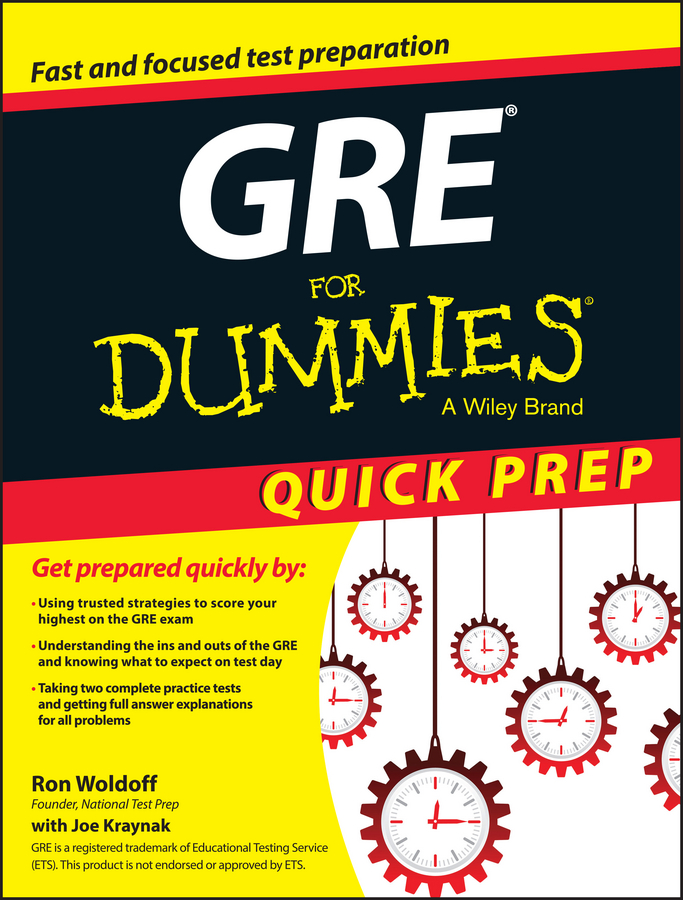GRE for dummies cover image