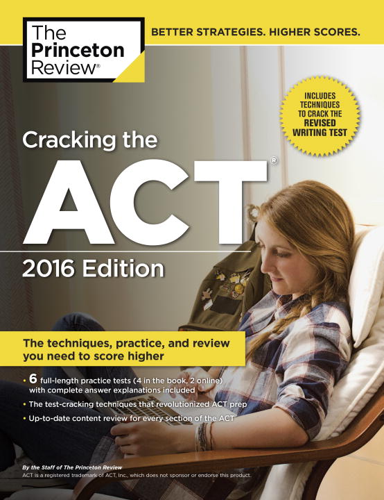 Cracking the ACT with 6 practice tests cover image