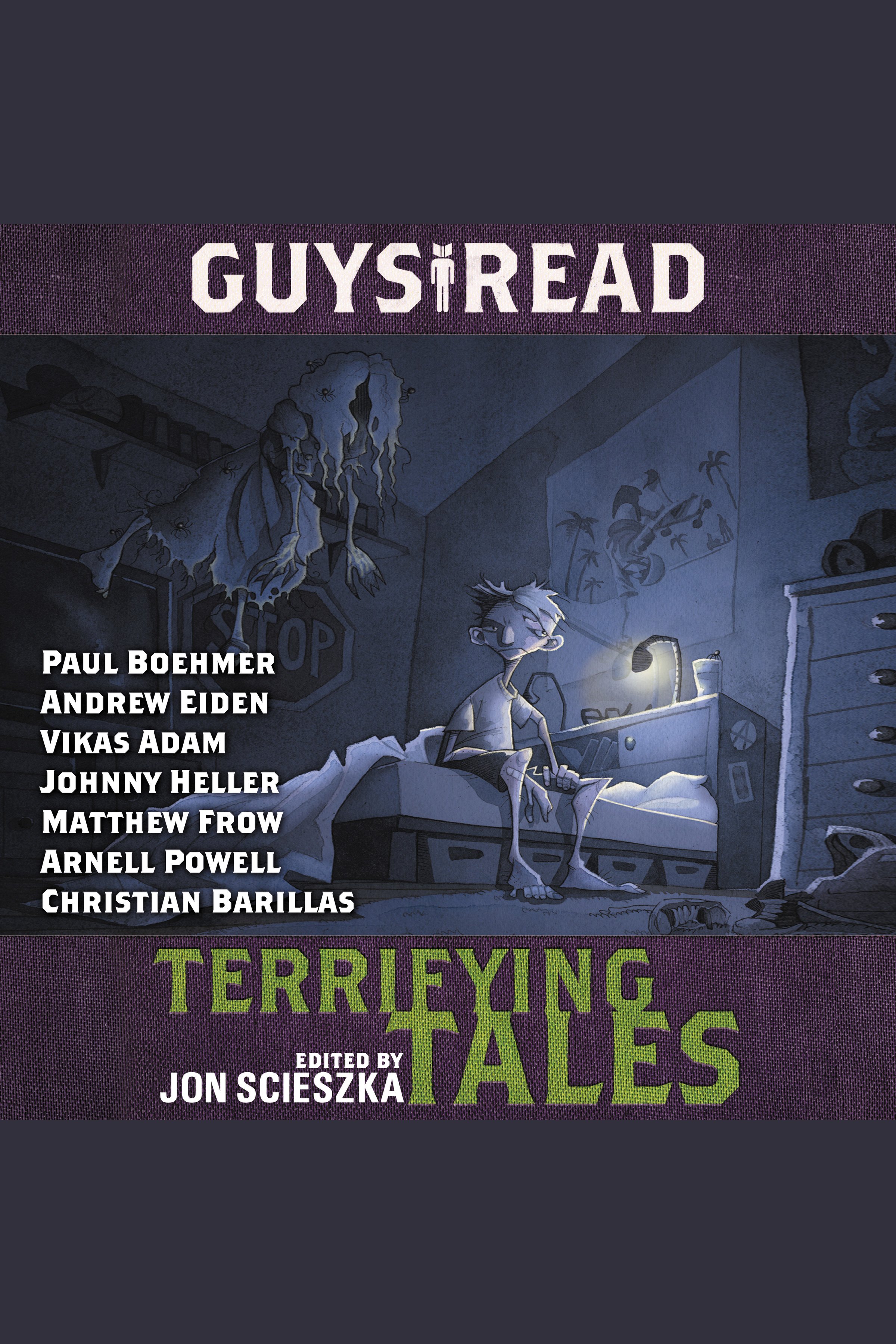 Guys read terrifying tales cover image